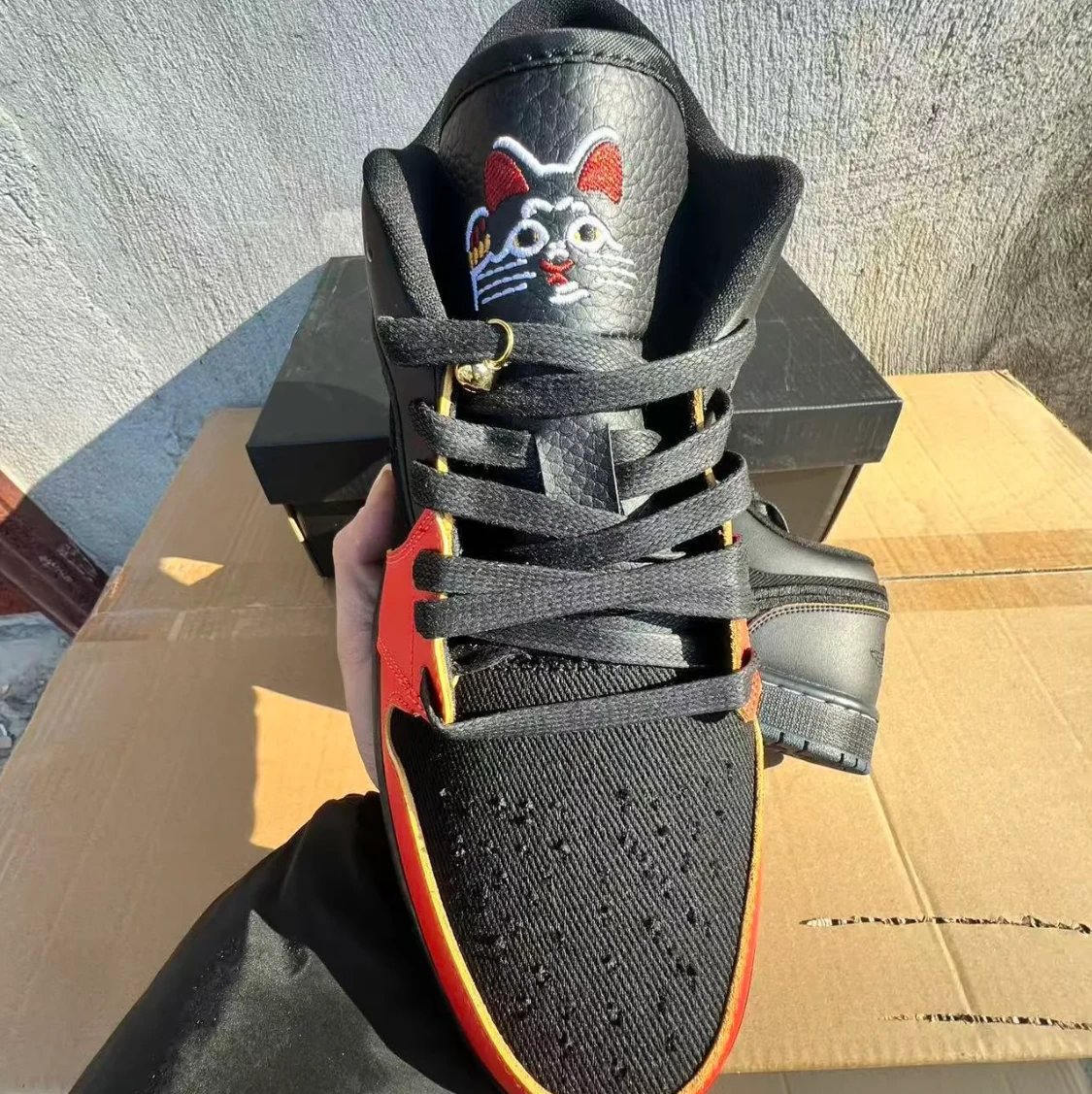 Air Jordan 1 Low Lucky Cat Shoes Sneakers by Air Jordan