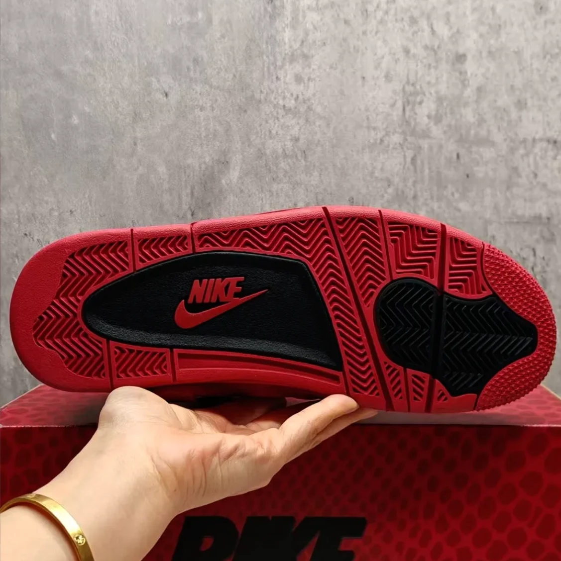 Nigel Sylvester x Air Jordan 4 Red Mamba Shoes Sneakers by Air Jordan