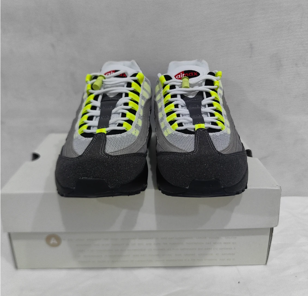 Undefeated x AM 95 Geo NYC Neon Shoes Sneakers by Air Jordan