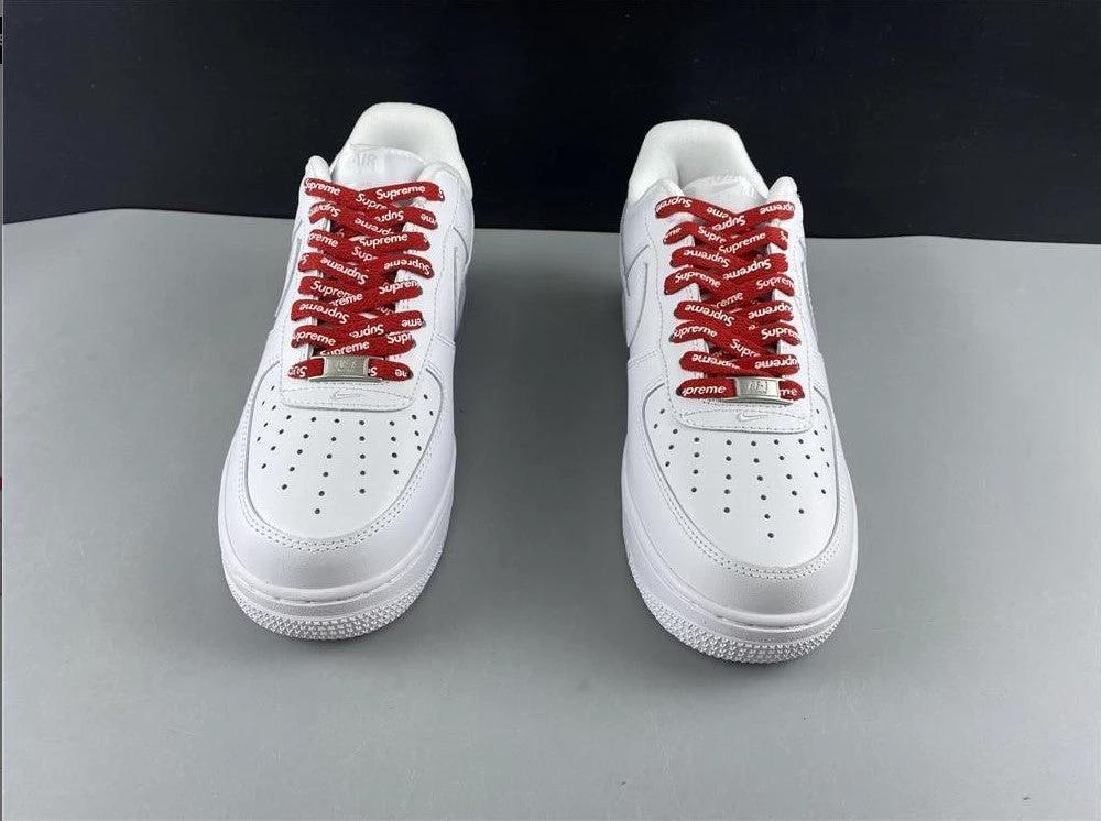 Air Force 1 Low Supreme White Shoes Sneakers by Air Jordan