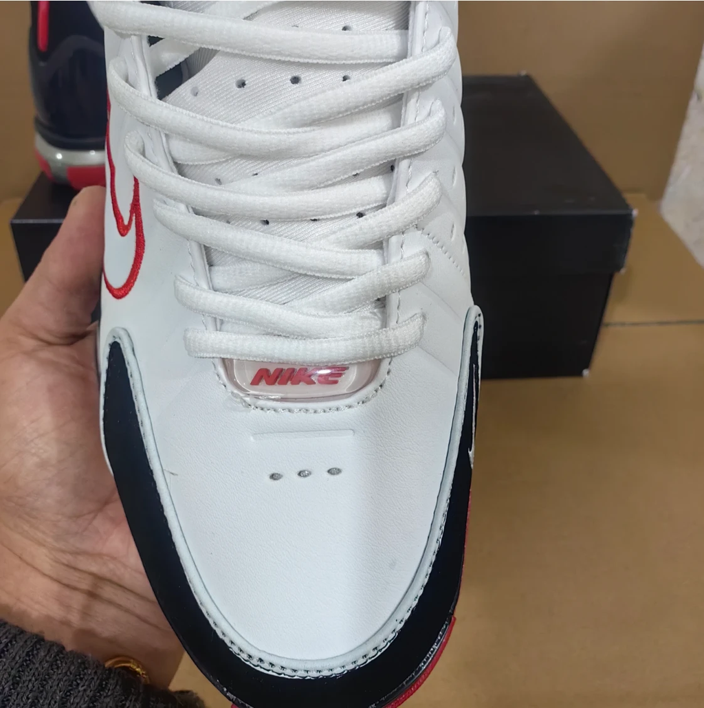 Air Zoom Huarache 2K4 White Varsity Red Shoes Sneakers by Air Jordan