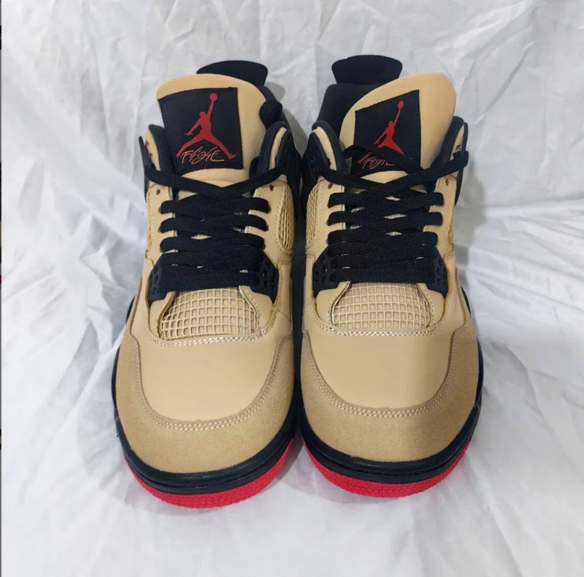 Air Jordan 4 Pizza Shoes Sneakers by Air Jordan