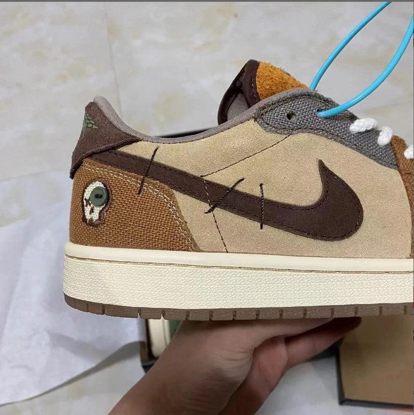 Zion Williamson x Air Jordan 1 Low OG Voodoo Shoes Sneakers by Air Jordan