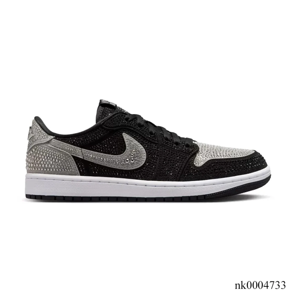 [Premium] Swarovski x Air Jordan 1 Low OG Stealth Shoes Sneakers by Air Jordan