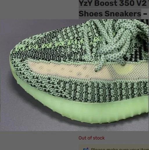Yeezy Boost 350 V2 Yeezreel (Reflective) Shoes Sneakers by Air Jordan