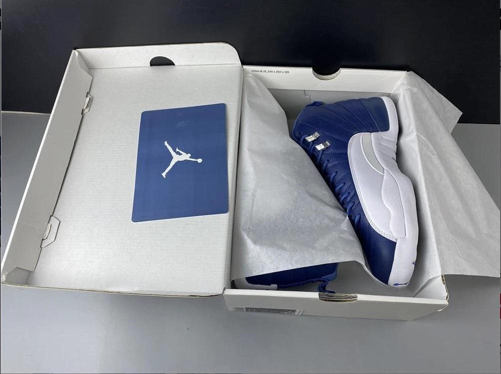 Air Jordan 12 Retro Stone Blue Shoes Sneakers by Air Jordan