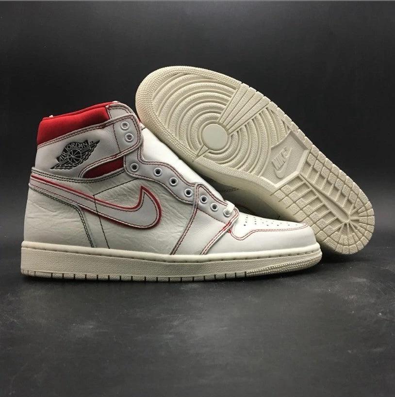 Air Jordan 1 Retro High Phantom Gym Red Shoes Sneakers by Air Jordan