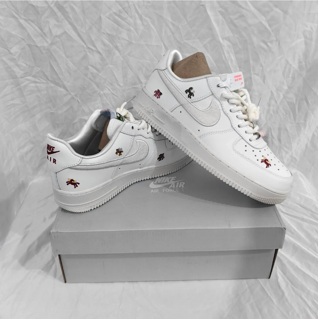 Air Force 1 Chenille Swoosh Year Of The Horse Shoes Sneaker by Air Jordan