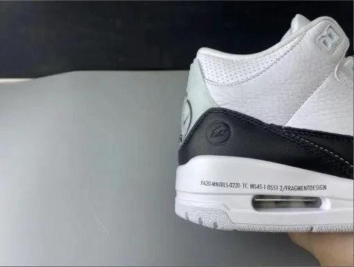 Fragment x AJ 3 White Black Shoes Sneakers by Air Jordan