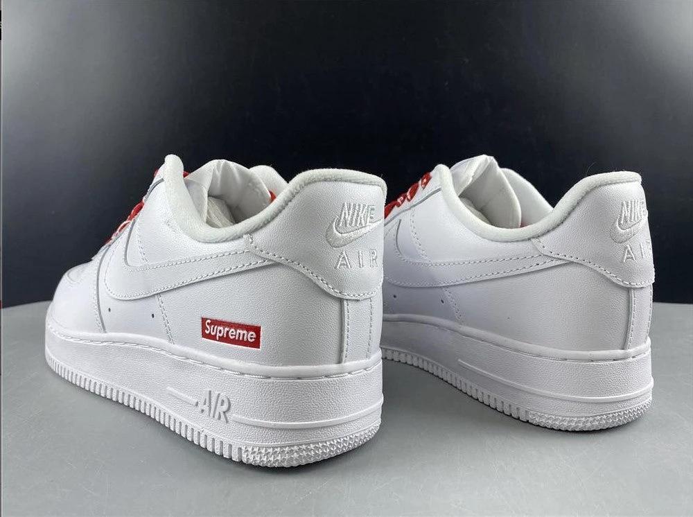 Air Force 1 Low Supreme White Shoes Sneakers by Air Jordan