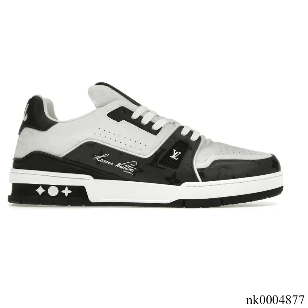 LV Trainer 54 Black White Shoes Sneakers by Air Jordan