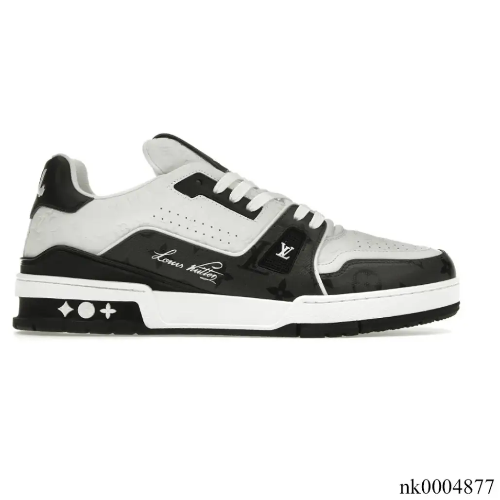 LV Trainer 54 Black White Shoes Sneakers by Air Jordan