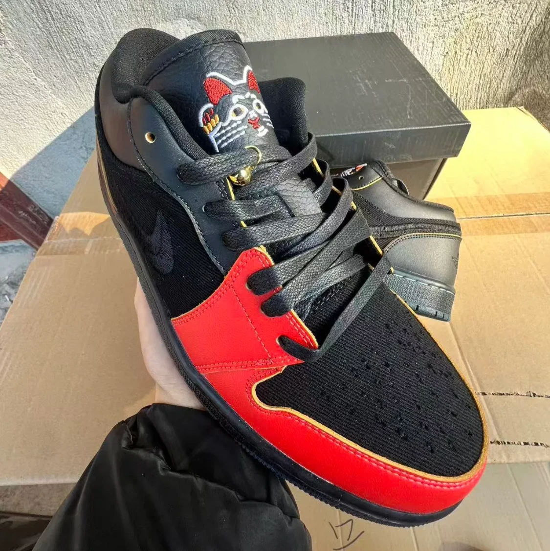 Air Jordan 1 Low Lucky Cat Shoes Sneakers by Air Jordan