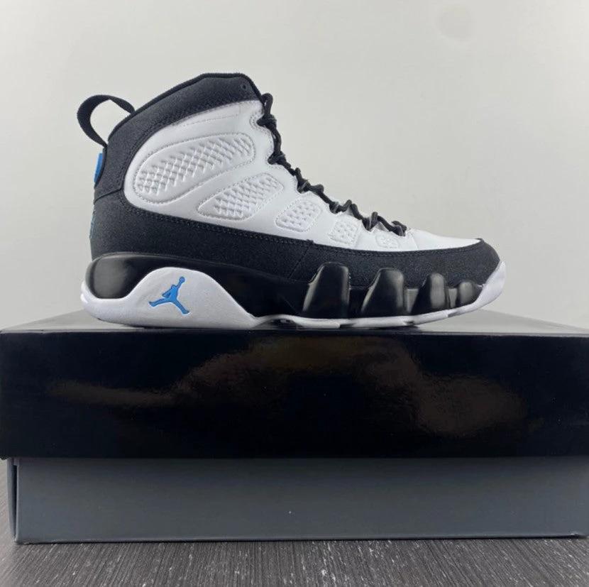 Air Jordan 9 Black University Blue Shoes Sneakers by Air Jordan