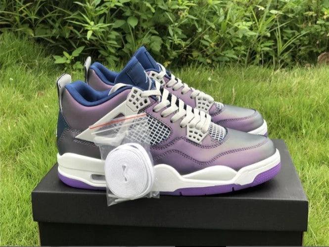 Air Jordan 4 Retro Monsoon Blue (GS) Shoes Sneakers by Air Jordan