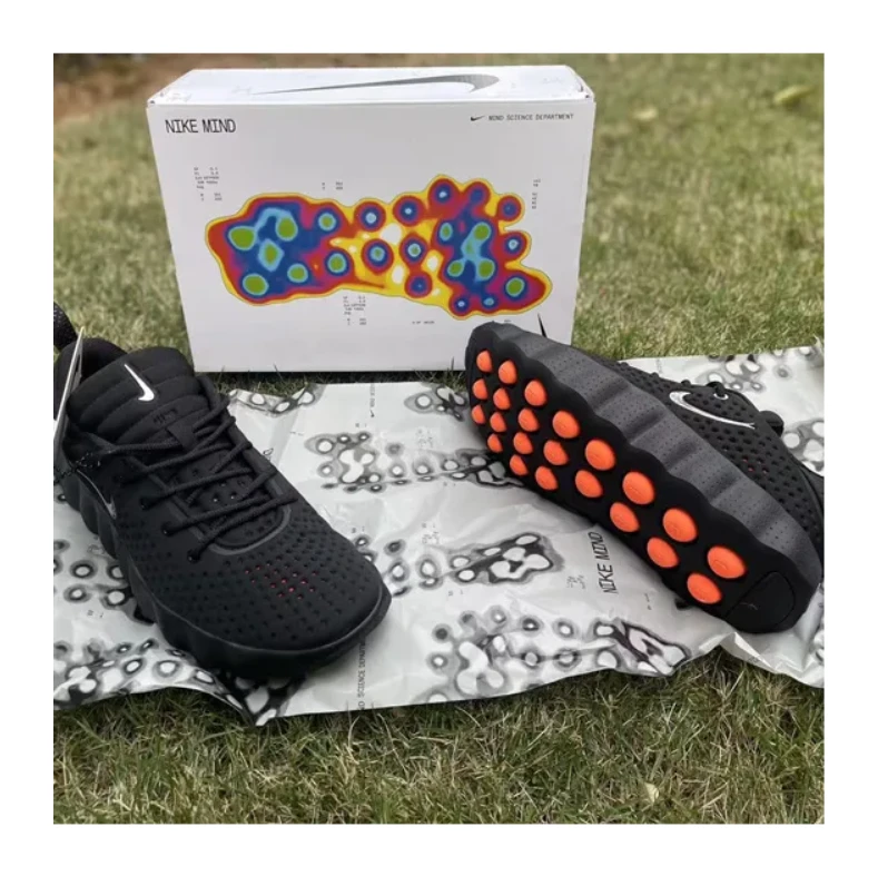 NK Mind 002 Black Hyper Crimson Shoes Sneakers by Air Jordan