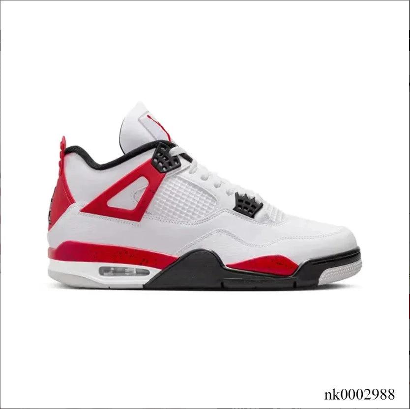 Air Jordan 4 Red Cement Shoes Sneakers by Air Jordan