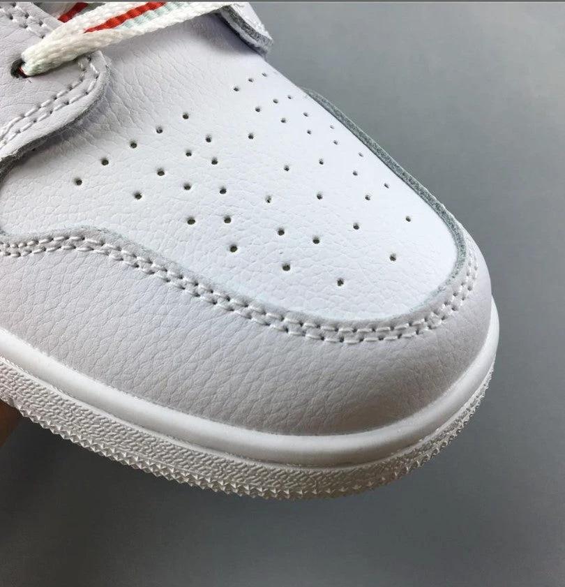 Air Jordan 1 Mid White Topaz Mist (GS) Shoes Sneakers by Air Jordan