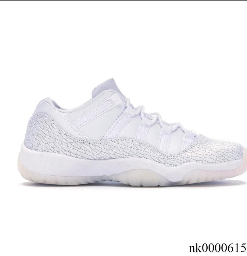 Air Jordan 11 Retro Low Heiress Pure Platinum Shoes Sneakers by Air Jordan
