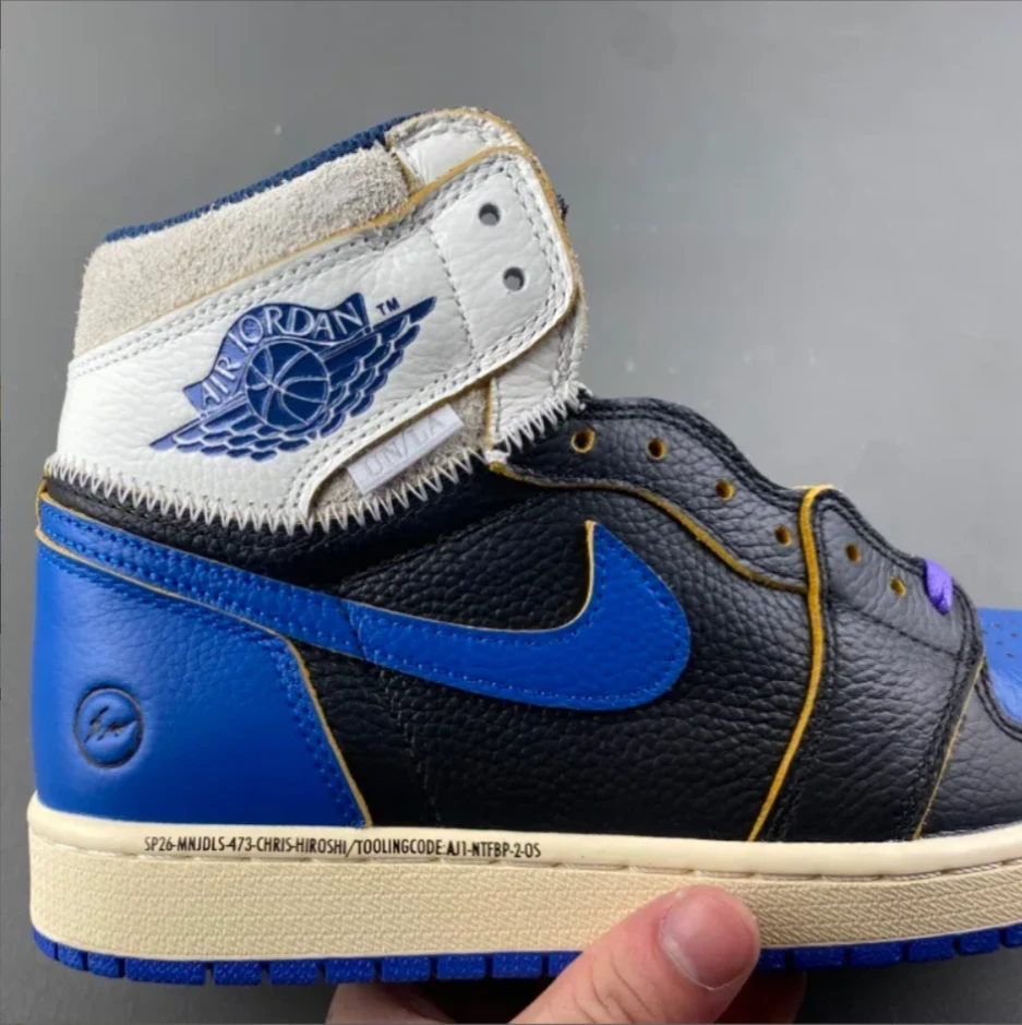 Fragment x Union LA x Air Jordan 1 High OG Sport Royal Shoes Sneakers by Air Jordan