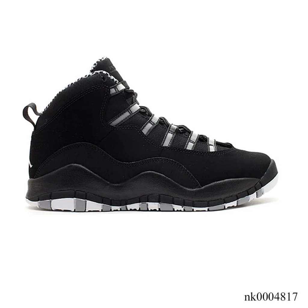 Air Jordan 10 Black And White Stealth Shoes Sneakers by Air Jordan