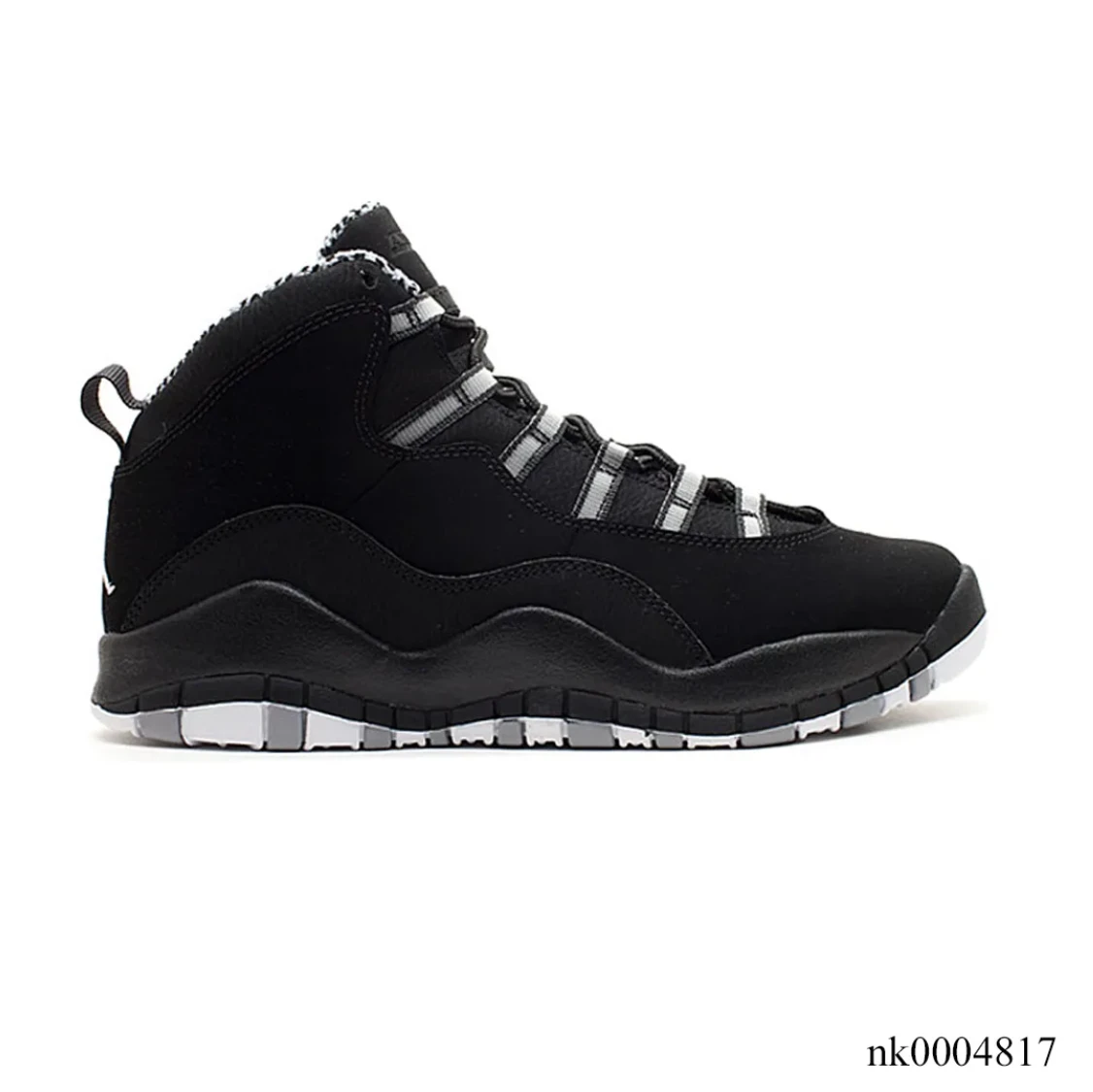 Air Jordan 10 Black And White Stealth Shoes Sneakers by Air Jordan