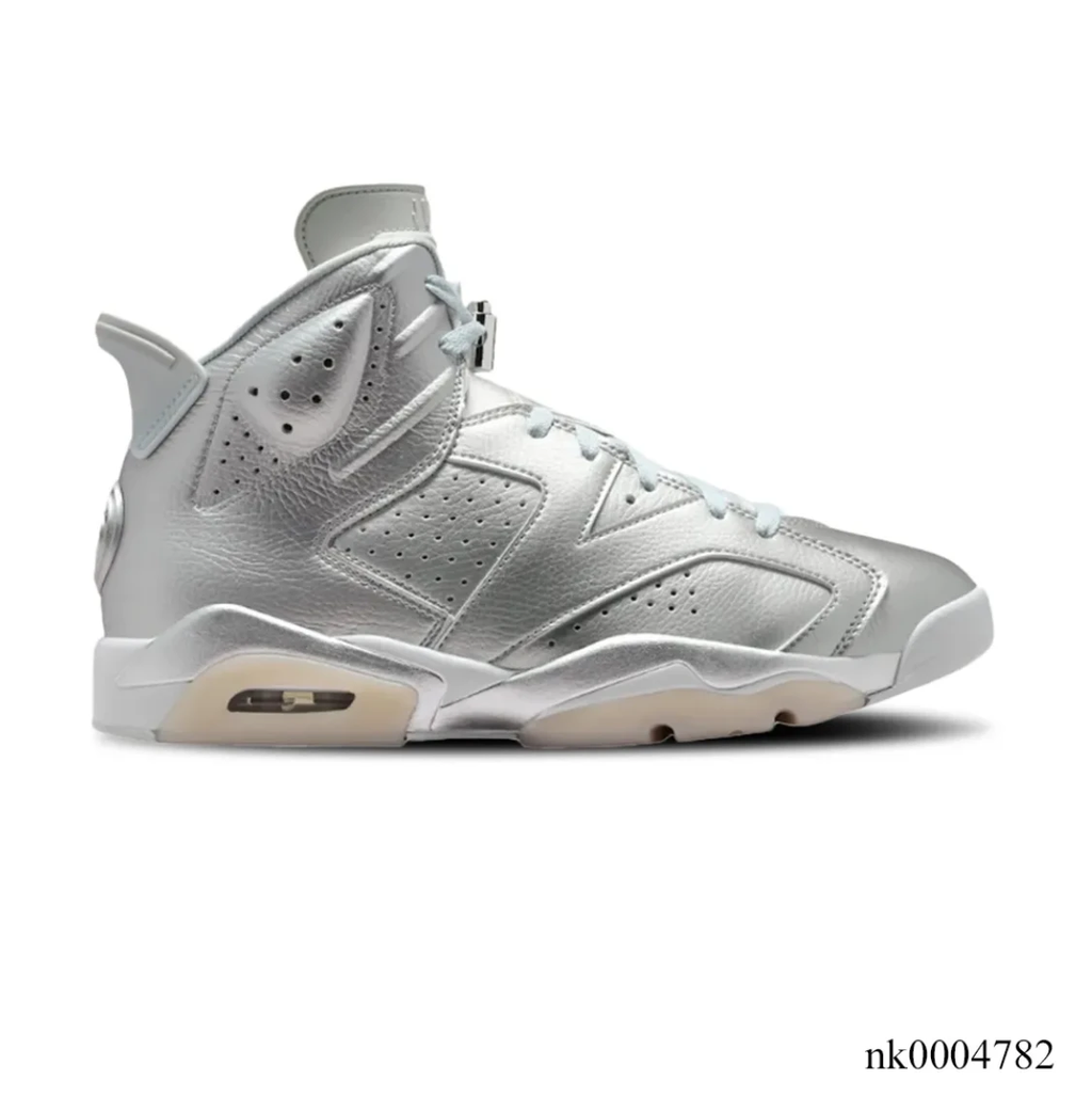 PSG x Air Jordan 6 Metallic Silver Shoes Sneaker by Air Jordan