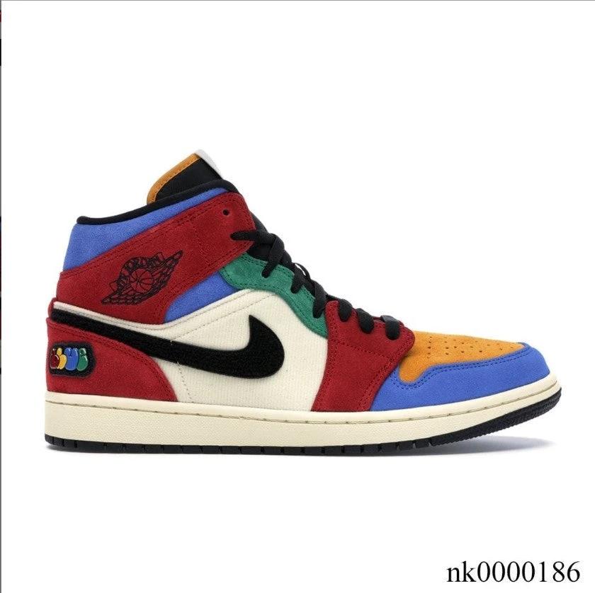 Air Jordan 1 Mid SE Fearless Blue the Great Shoes Sneakers by Air Jordan
