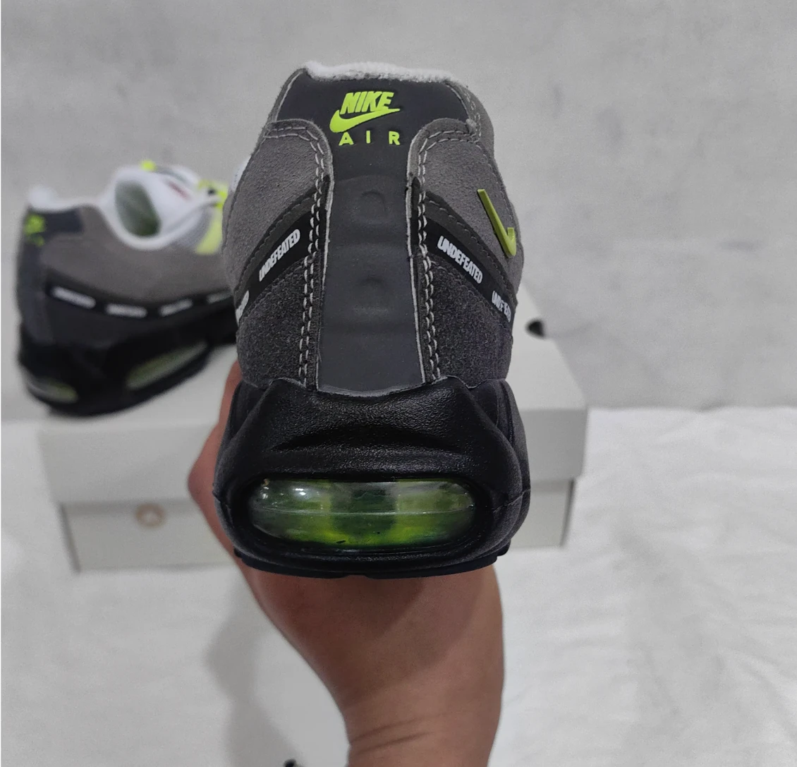 Undefeated x AM 95 Geo NYC Neon Shoes Sneakers by Air Jordan