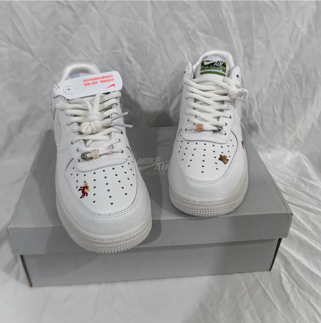 Air Force 1 Chenille Swoosh Year Of The Horse Shoes Sneaker by Air Jordan
