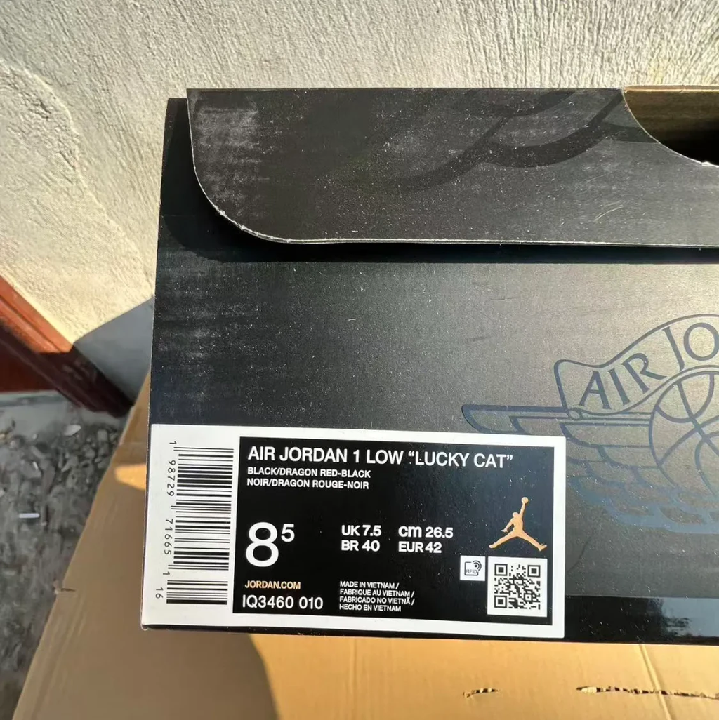 Air Jordan 1 Low Lucky Cat Shoes Sneakers by Air Jordan