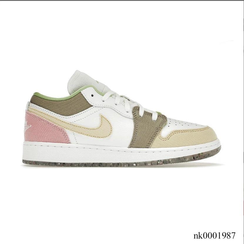 Air Jordan 1 Low Pastel Grind Vivid Green Shoes Sneakers by Air Jordan