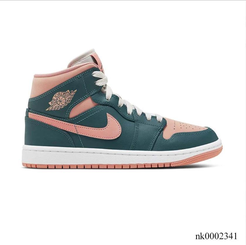 Air Jordan 1 Mid Dark Teal Green Shoes Sneakers by Air Jordan
