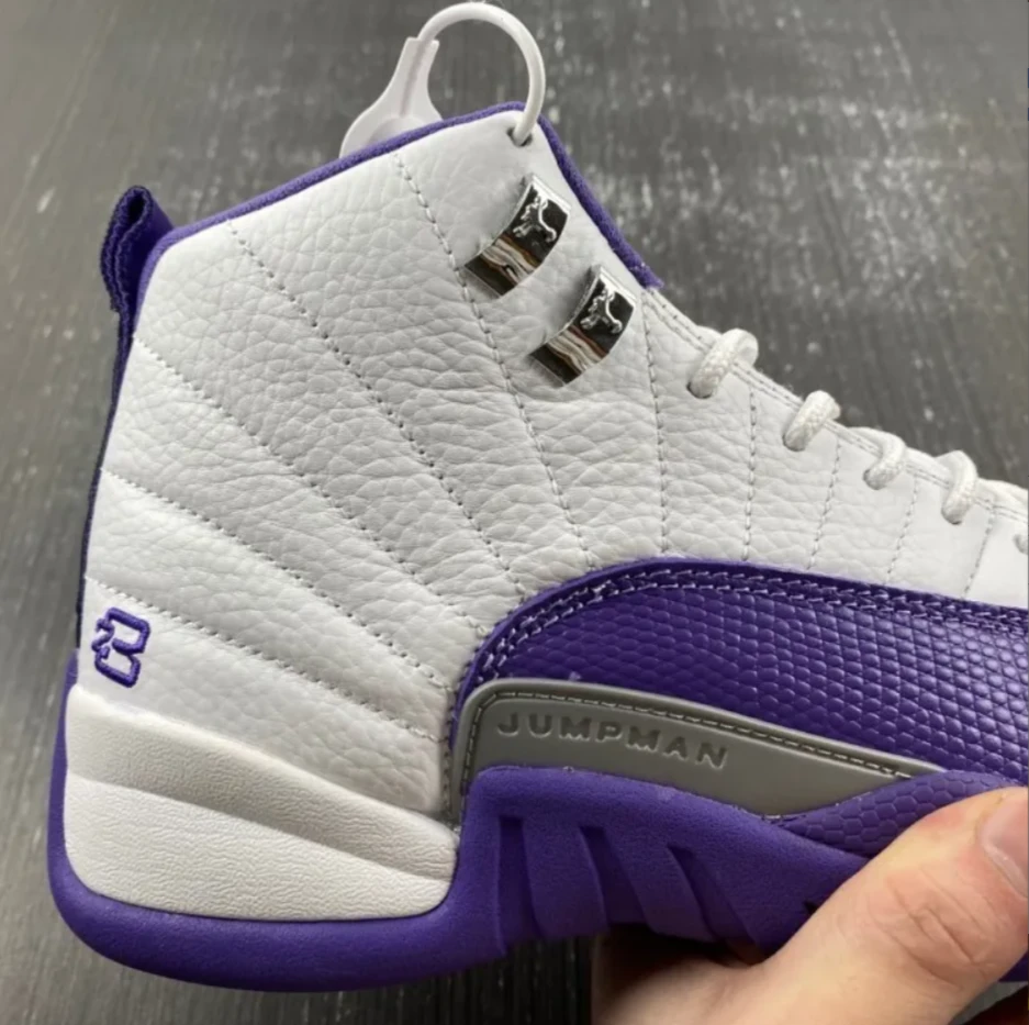 Air Jordan 12 White Field Purple Shoes Sneakers by Air Jordan