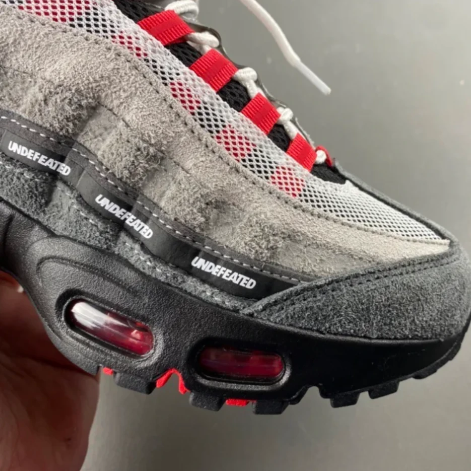 Air Max 95 SP x Undefeated Geo Tokyo Bright Crimson Shoes Sneakers by Air Jordan