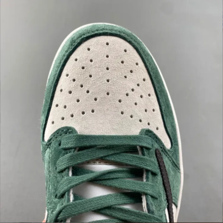 Travis Scott x Air Jordan 1 Low OG SP Green Velvet Shoes Sneakers by Air Jordan