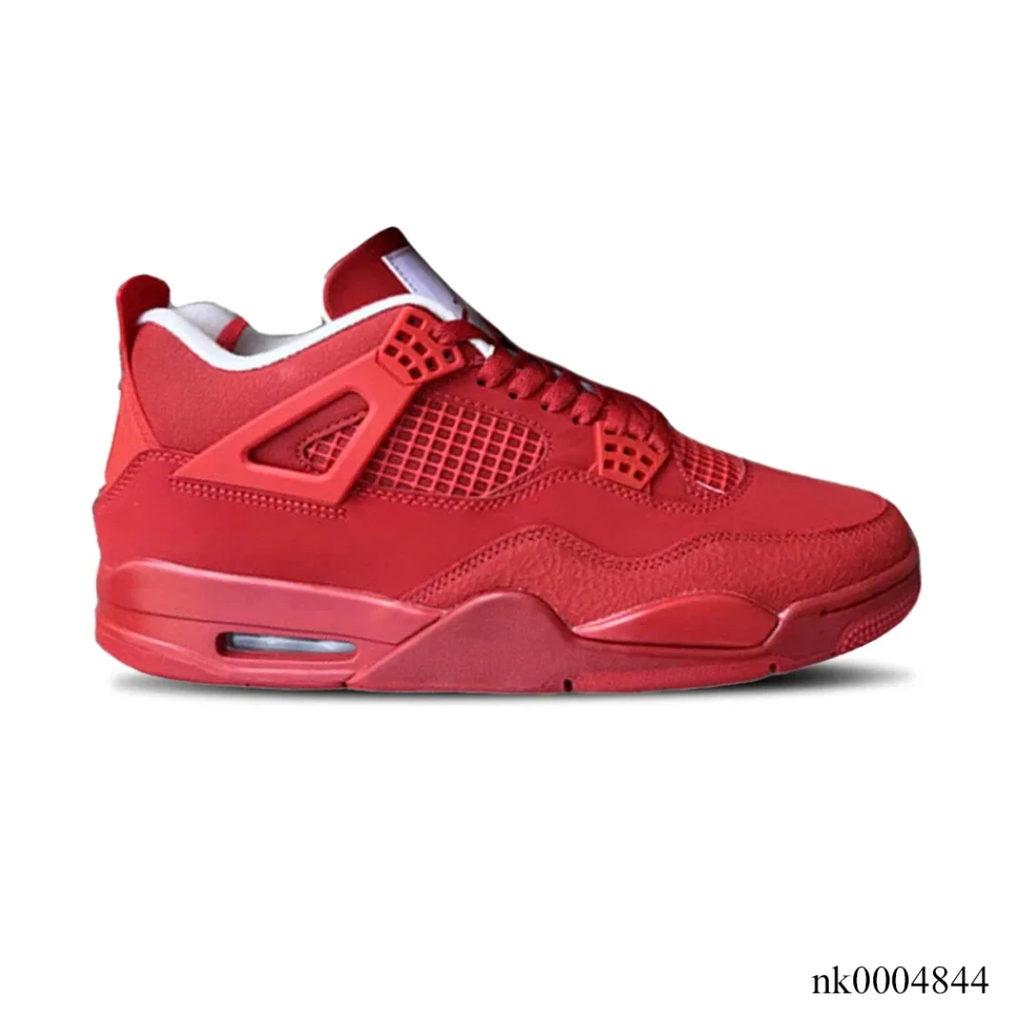 Air Jordan 4 Triple Red Shoes Sneakers by Air Jordan
