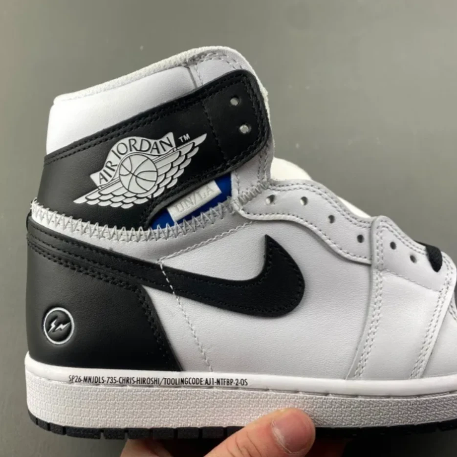 Fragment x Union LA x Air Jordan 1 High OG Black White Shoes Sneakers by Air Jordan