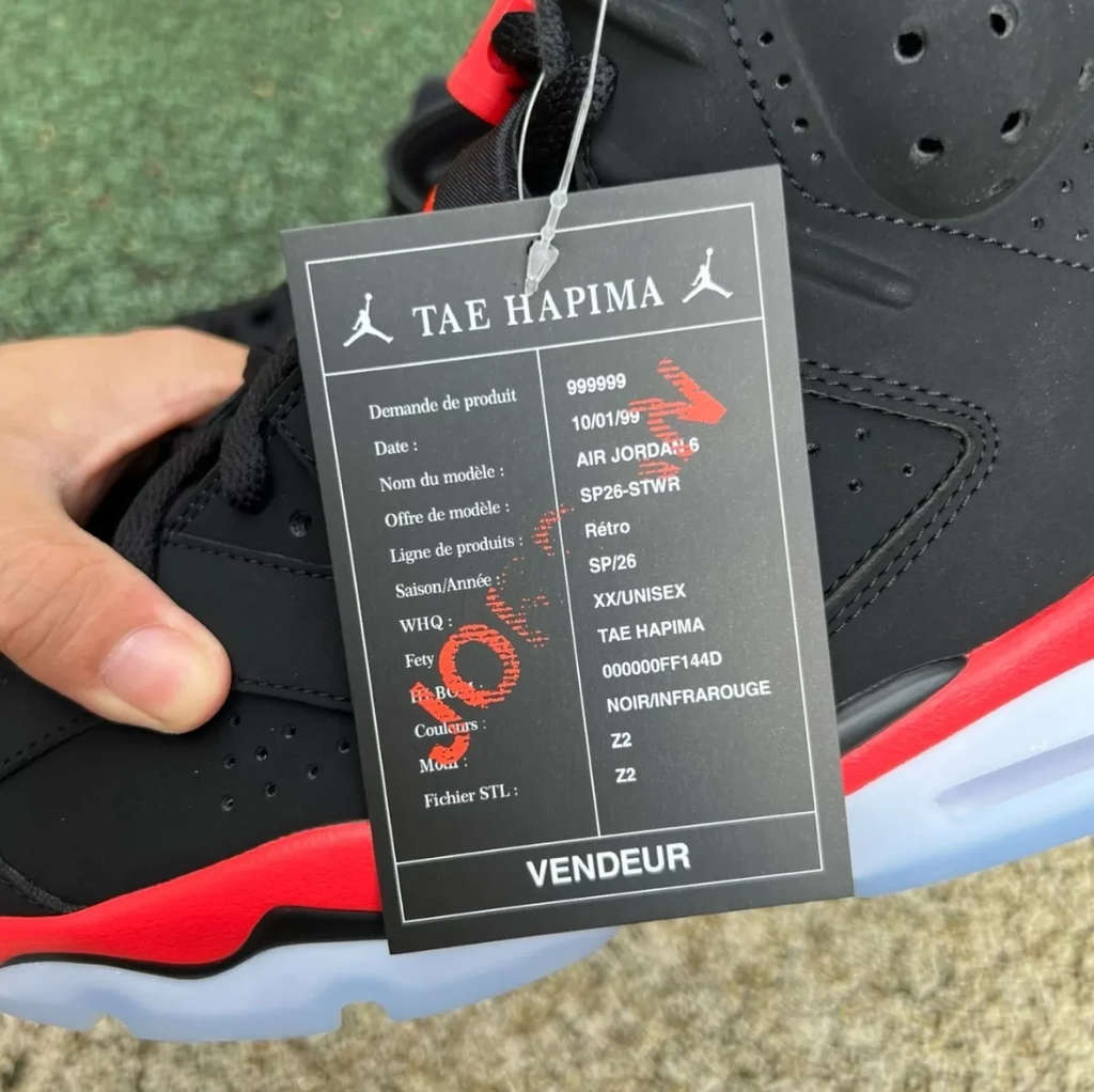 Air Jordan 6 Reverse Infrared Salesman (2026) Shoes Sneaker by Air Jordan