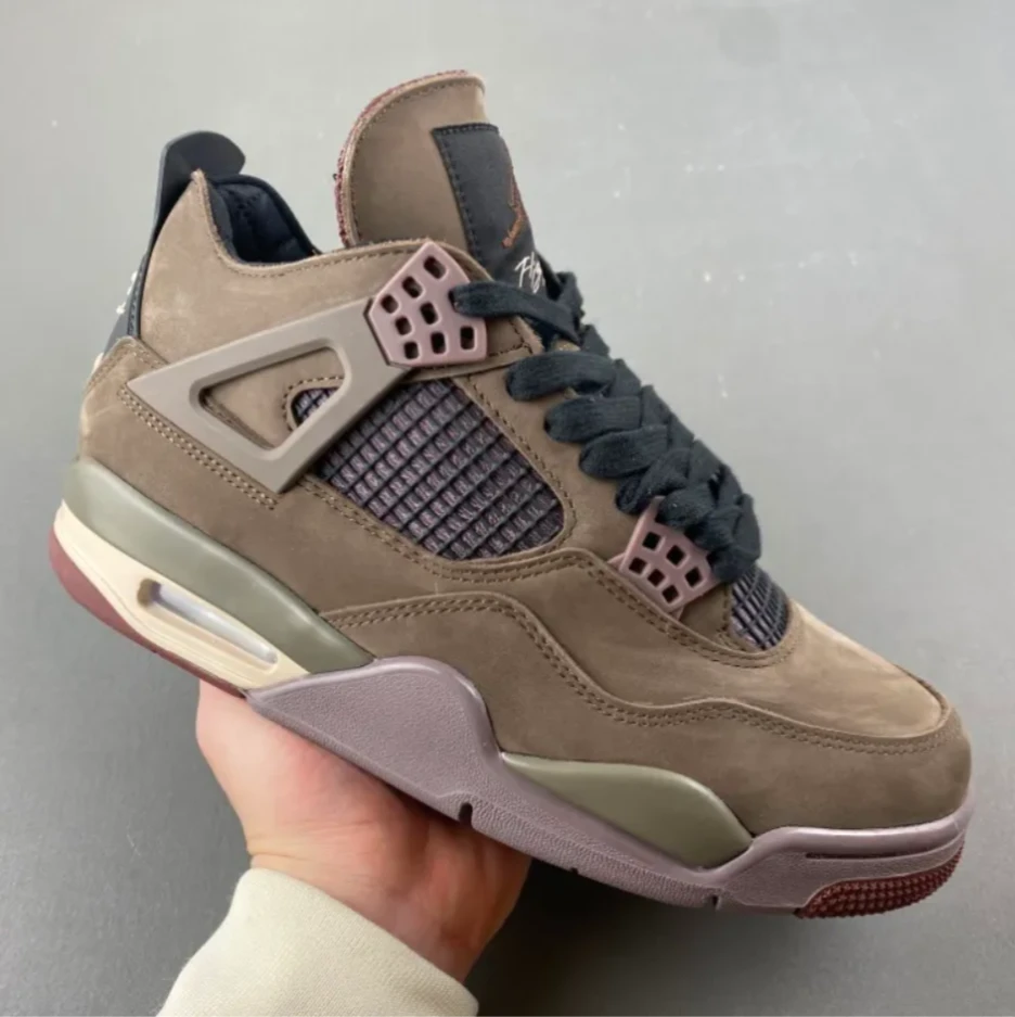 A Ma Maniére x Air Jordan 4 Retro ‘Dark Mocha’ Shoes Sneakers by Air Jordan
