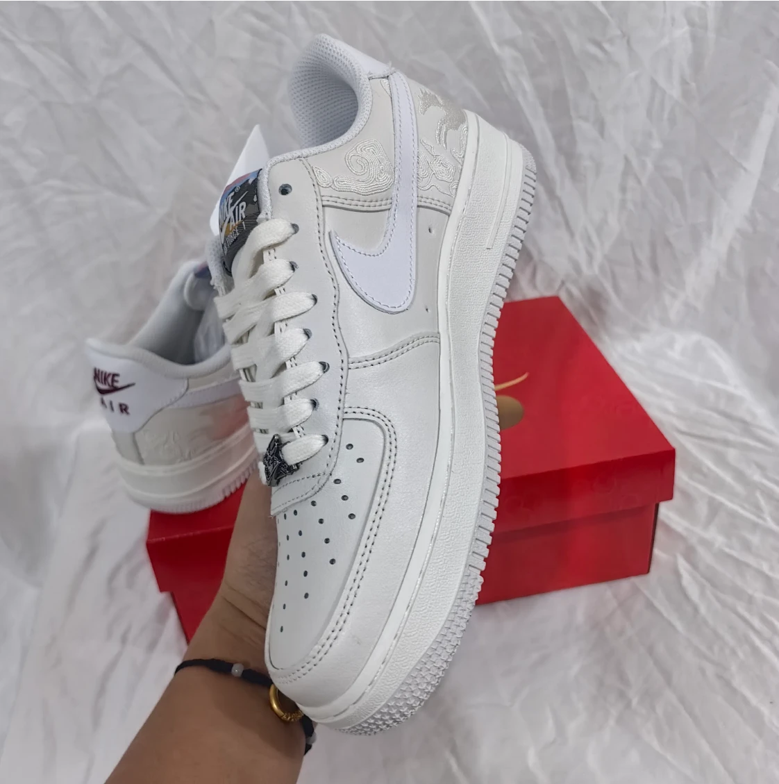 Air Force 1 Low Year of the Snake Shoes Sneaker by Air Jordan