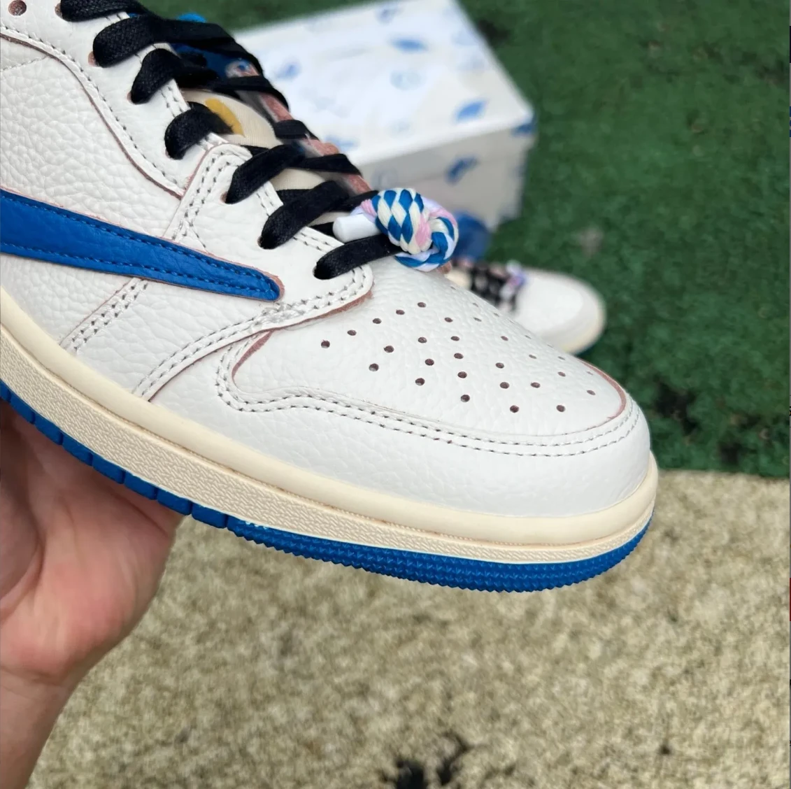 Travis Scott x Fragment x Air Jordan 1 Low 2025 Shoes Sneakers by Air Jordan