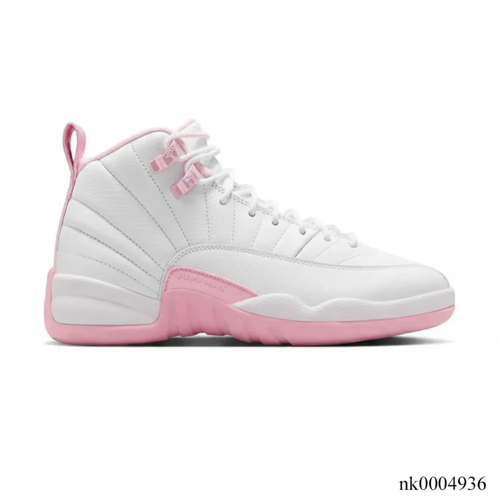 Air Jordan 12 White Pearl Pink Shoes Sneakers by Air Jordan