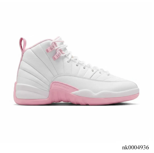 Air Jordan 12 White Pearl Pink Shoes Sneakers by Air Jordan