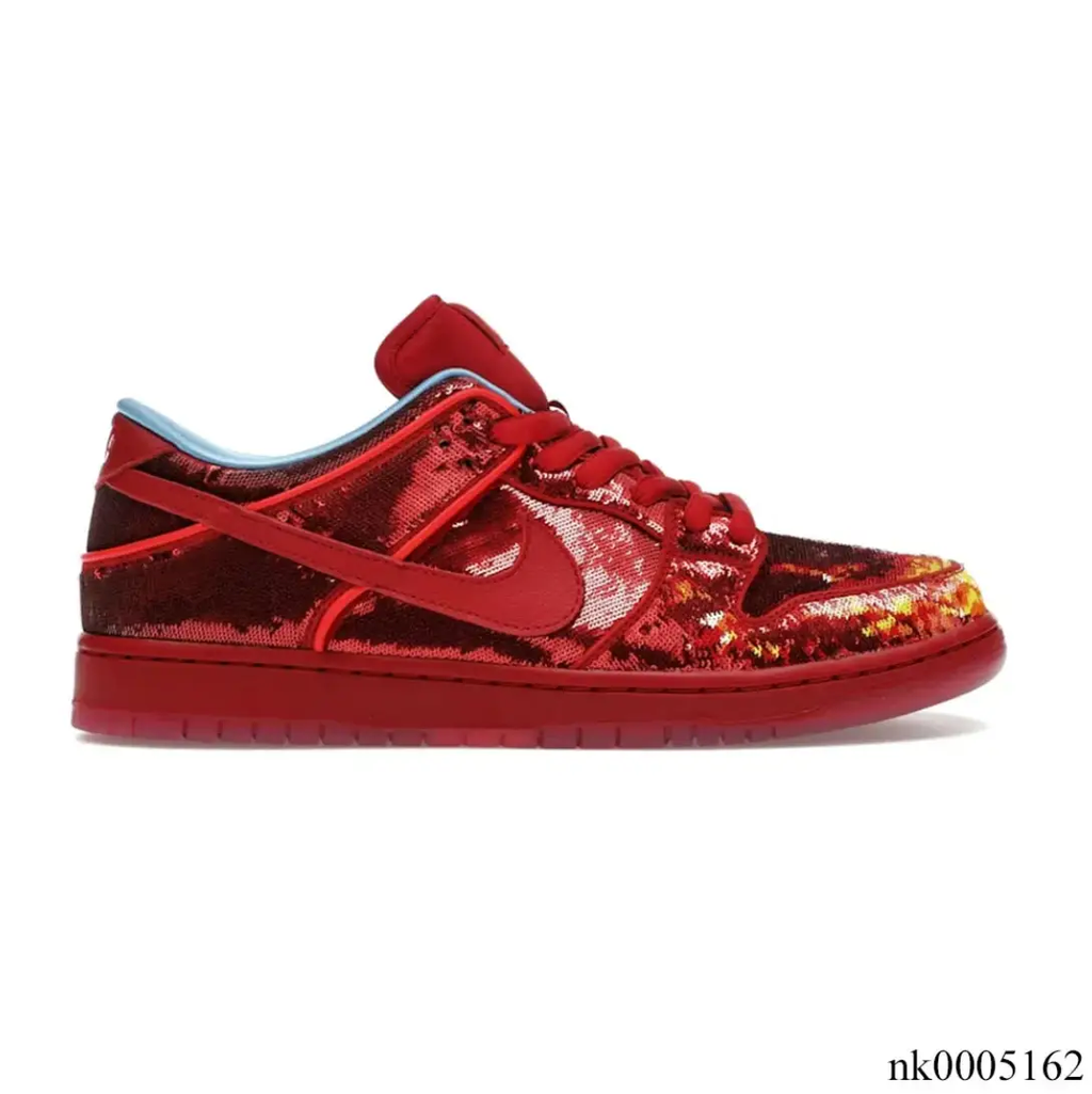 SB Dunk Low The Wizard of Oz Ruby Red Slipper (Golden Ticket) Shoes Sneakers by Air Jordan