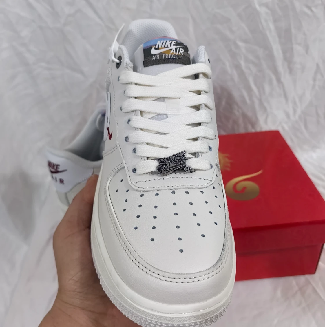 Air Force 1 Low Year of the Snake Shoes Sneaker by Air Jordan