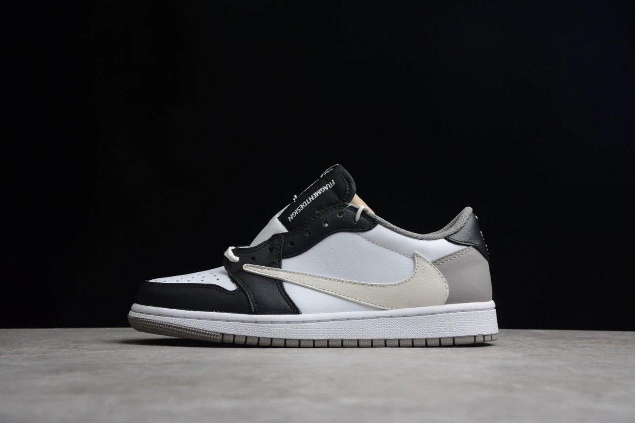 Travis Scott X Air Jordan 1 Low Barb Black White by Air Jordan