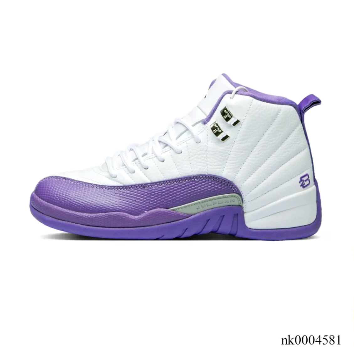 Air Jordan 12 White Field Purple Shoes Sneakers by Air Jordan