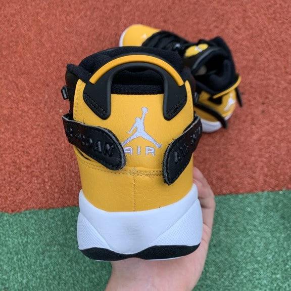 Air Jordan 6 Rings Crowns Black And Yellow by Air Jordan