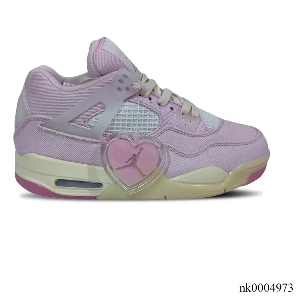 Air Jordan 4 Denim Iced Carmine Shoes Sneakers by Air Jordan
